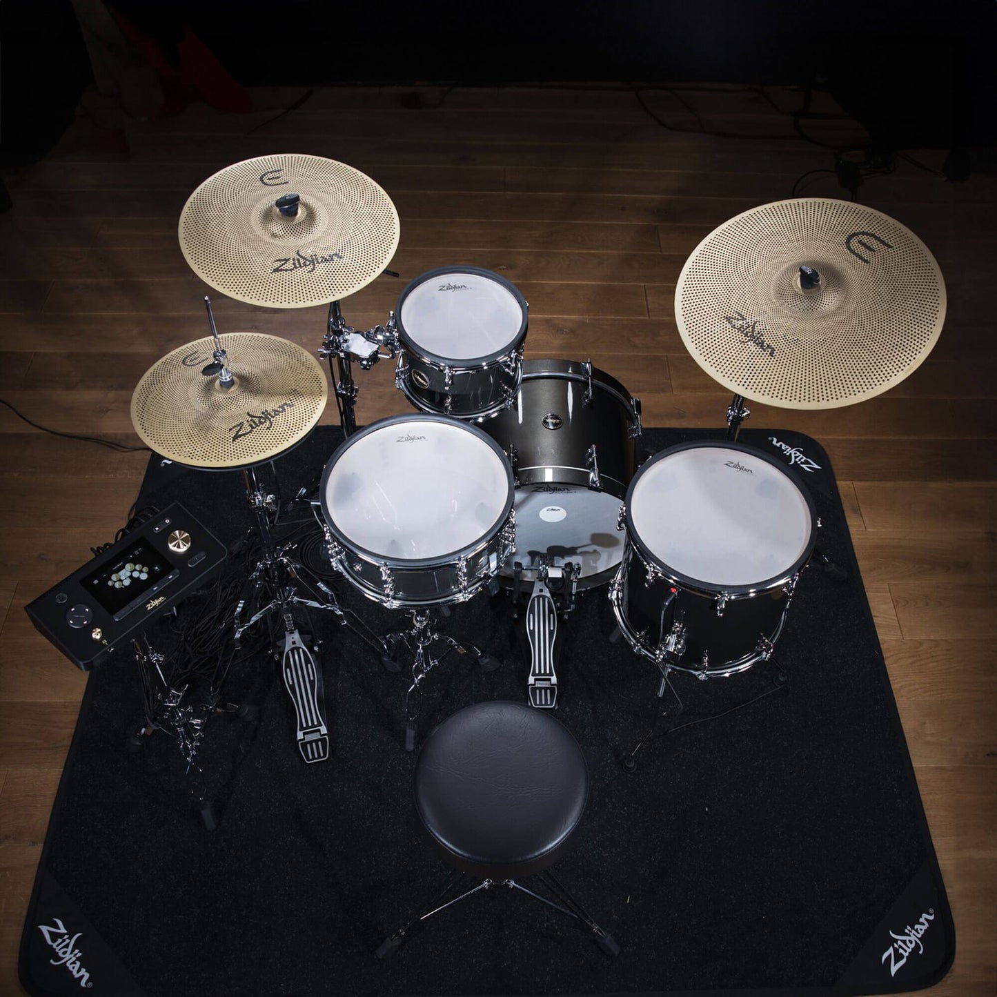 ALCHEM-E Gold Electronic Drum Kit